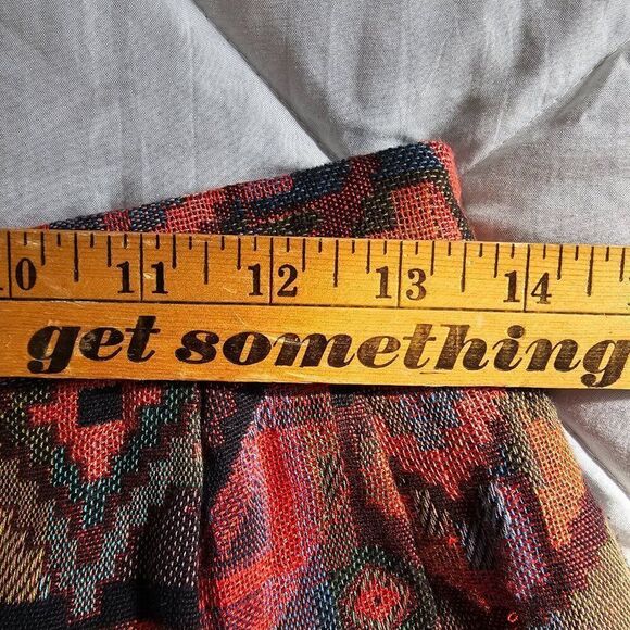 EUC VINTAGE DOUBLE KK DESIGNS SOUTHWESTERN KILIM PAIR TOP & SKIRT SIZE M - Picture 8 of 16